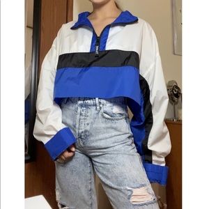 Cropped Everlast Half-zip Jacket